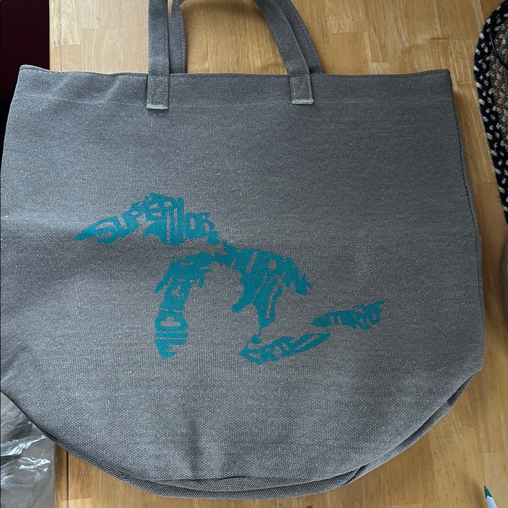 Tote Bag with Great Lakes Graphic NEW